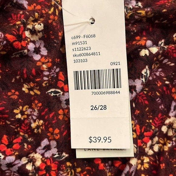 Lane Bryant Womens Long Sleeve Crewneck Shirt Size 26/28 - Picture 5 of 5